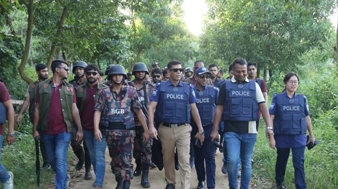 জঙ্গল সলিমপুরে সন্ত্রাসীদের বিরুদ্ধে অভিযান অব্যাহত থাকবে: এসপি