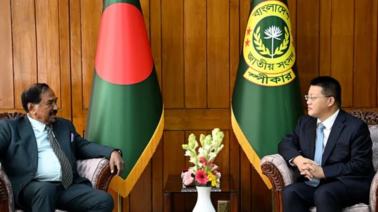 রোহিঙ্গা প্রত্যাবাসনে চীনের সহায়তা চাইলেন স্পিকার হাফিজ উদ্দিন
