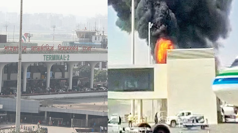 হুতিদের হামলার পর রিয়াদগামী ফ্লাইট বাতিলের ফলে হযরত শাহজালাল আন্তর্জাতিক বিমানবন্দরে অপেক্ষমাণ যাত্রীরা।