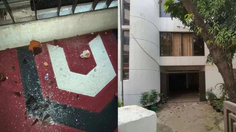 জাতীয় পার্টির চেয়ারম্যান জি এম কাদেরের উত্তরার বাসায় হামলা ও ভাঙচুর