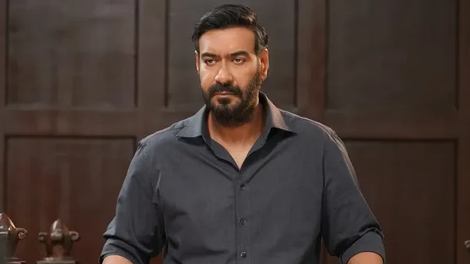 দৃশ্যম ৩ সিনেমার একটি দৃশ্যে অভিনেতা অজয় দেবগণ।