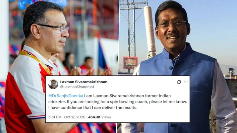 এলএসজির স্পিন বোলিং কোচ হতে চান শিবরামাকৃষ্ণন, গোয়েঙ্কার কাছে আবেদন