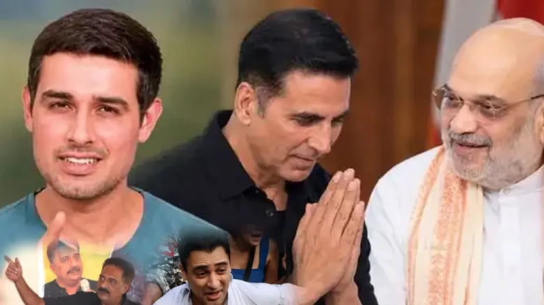 অমিত শাহকে অক্ষয়ের শুভেচ্ছা, ধ্রুব রাঠির তীব্র কটাক্ষ